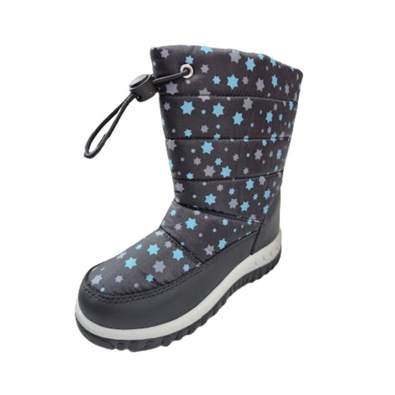 Bota Impermeable de Nieve Niña Negro-0