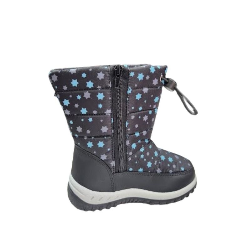 Bota Impermeable de Nieve Niña Negro-1