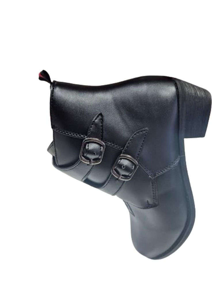 Zapato Botín de Huaso Cueca Negro-2