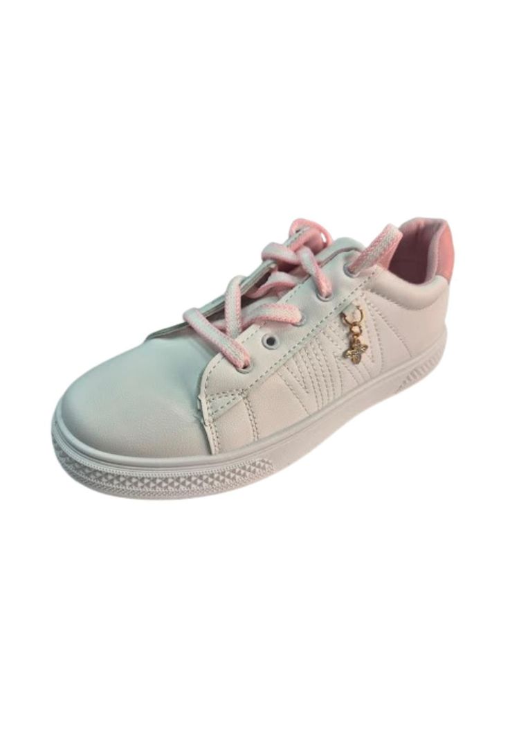 Zapatilla Casual Mujer Blanco Rosa-0