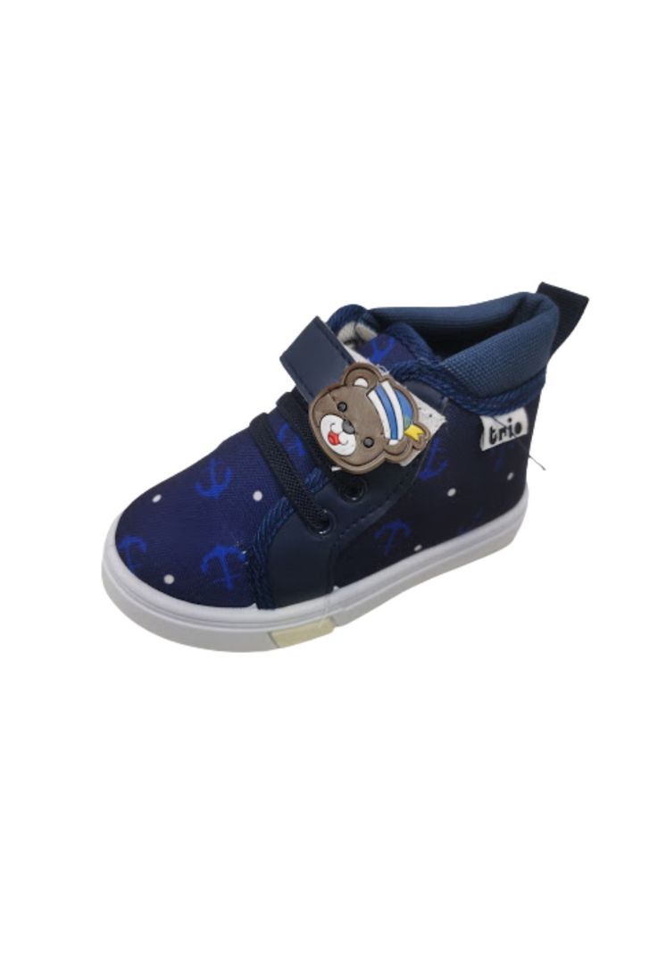 Zapatillas Urbanas Con Caña Osito Azul-0