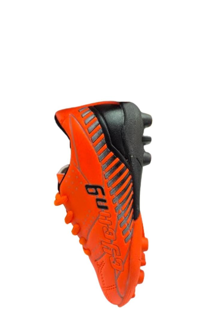 Zapatilla de Fútbol Niño Naranjo-2