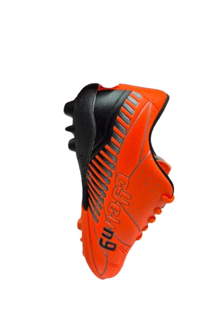 Zapatilla de Fútbol Niño Naranjo-3