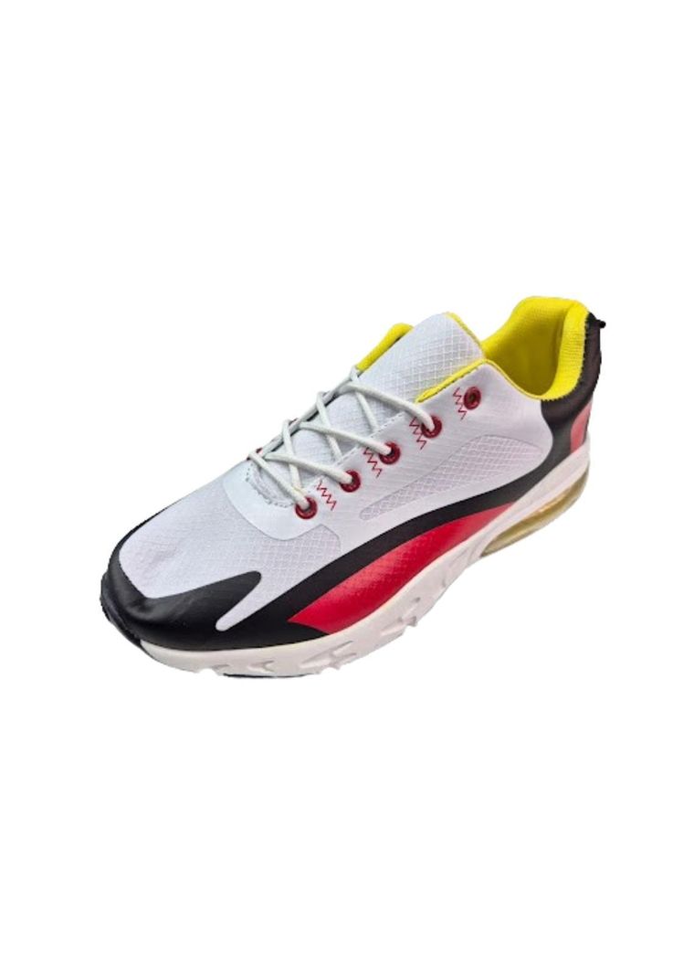 Zapatilla Urbana Hombre Blanco Rojo-0