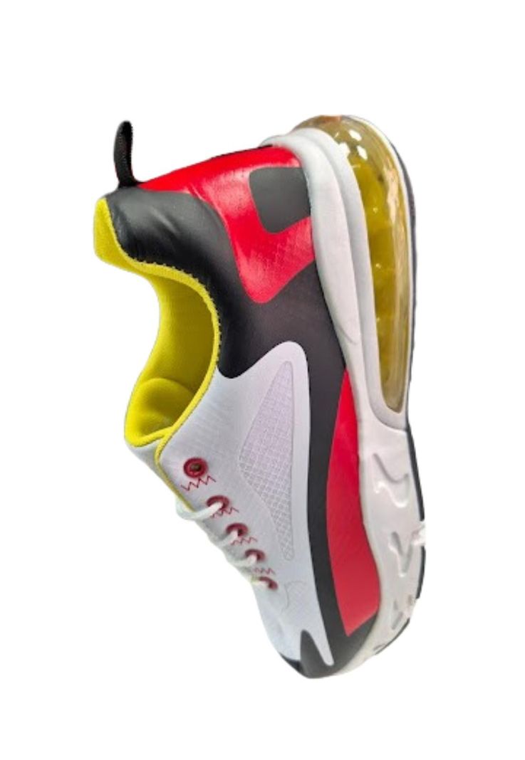 Zapatilla Urbana Hombre Blanco Rojo-2