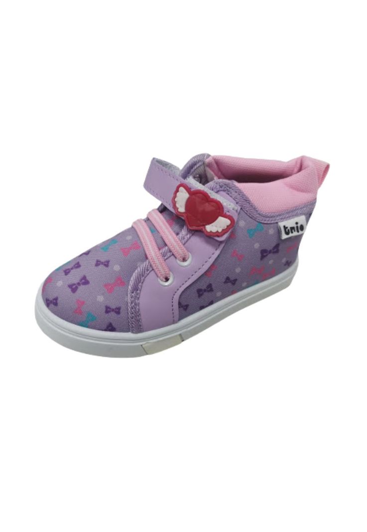 Zapatilla Urbana Con Caña Morado Niña-0