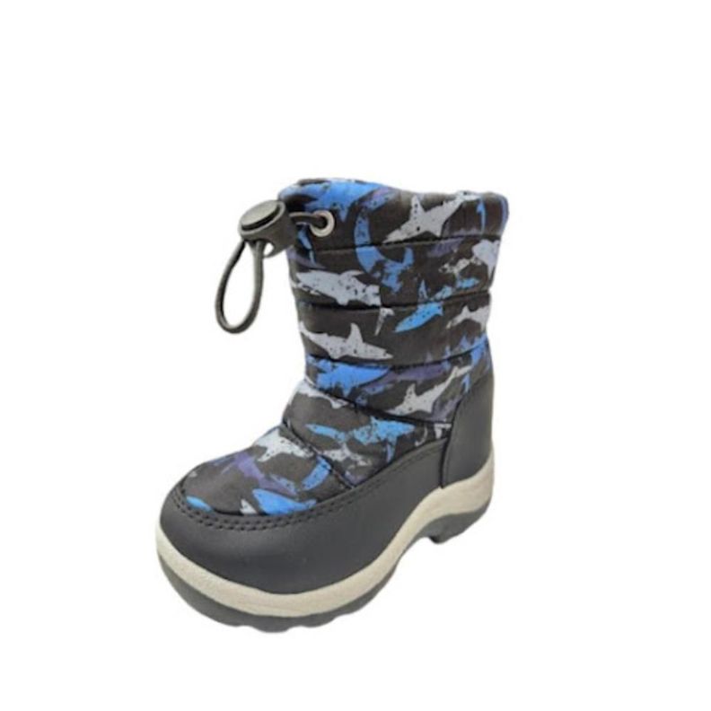 Bota Impermeable Nieve Azul Oscuro Niño-0