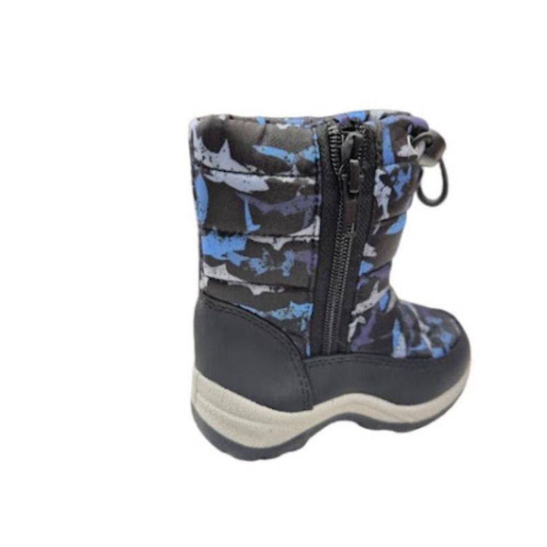 Bota Impermeable Nieve Azul Oscuro Niño-1