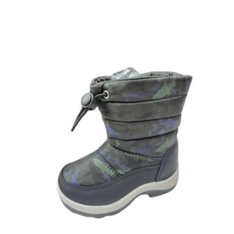 Bota de Nieve Niño Impermeable Negro-0