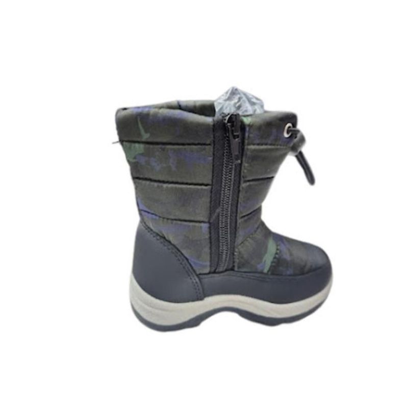 Bota de Nieve Niño Impermeable Negro-1