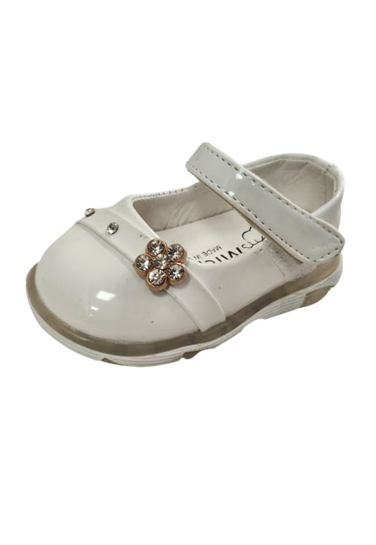 Zapato Charol Niña Blanco-0