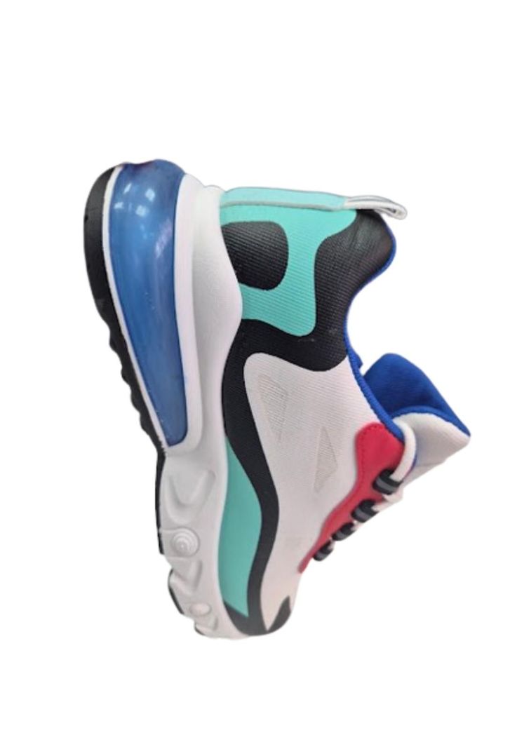 Zapatilla Urbana Mujer Blanco Azul-2