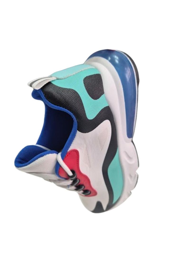 Zapatilla Urbana Mujer Blanco Azul-3