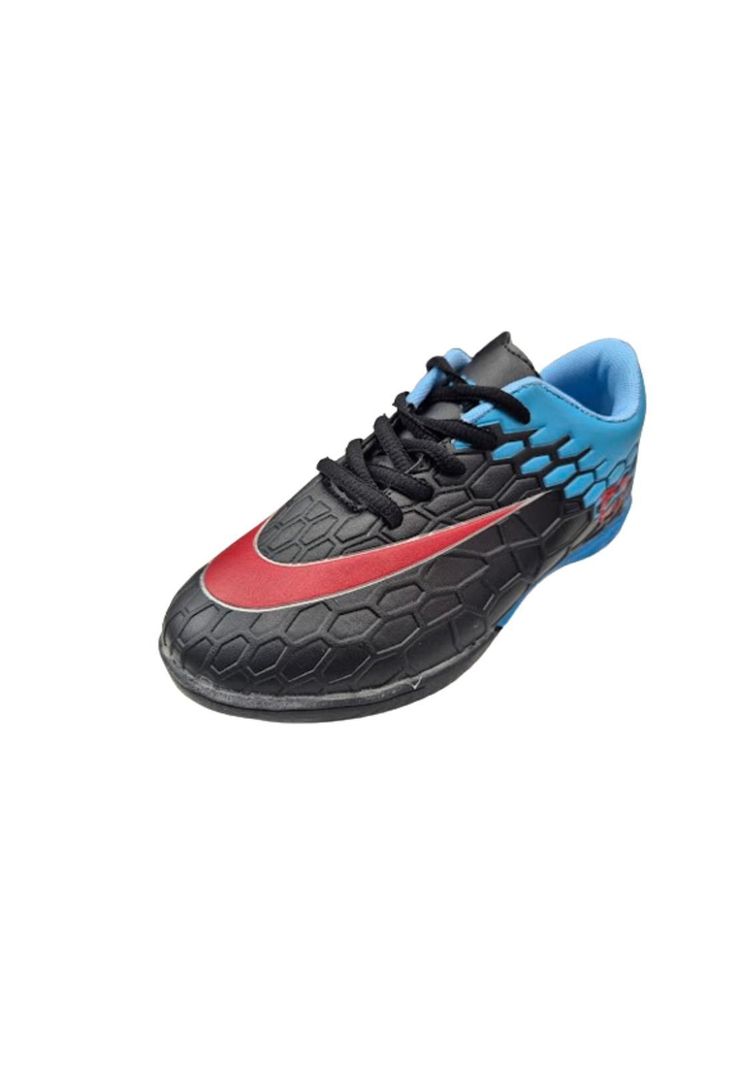 Zapatilla de Baby Fútbol Negro Celeste -0