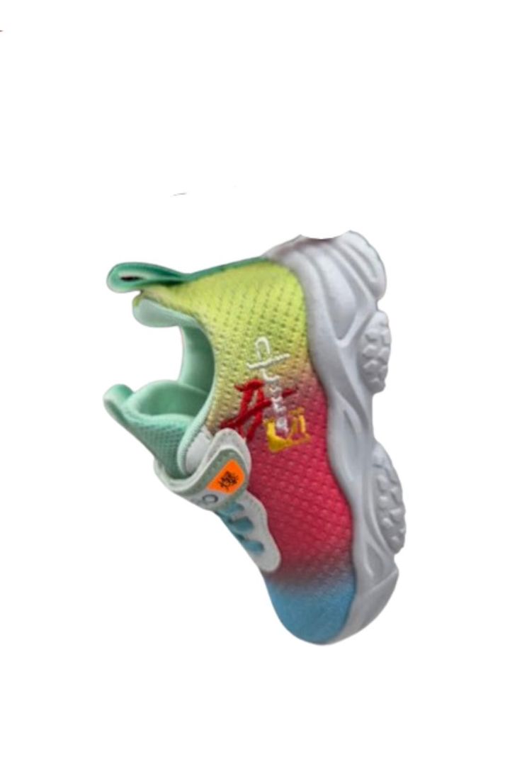 Zapatilla Deportiva Velcro Verde Unisex-1