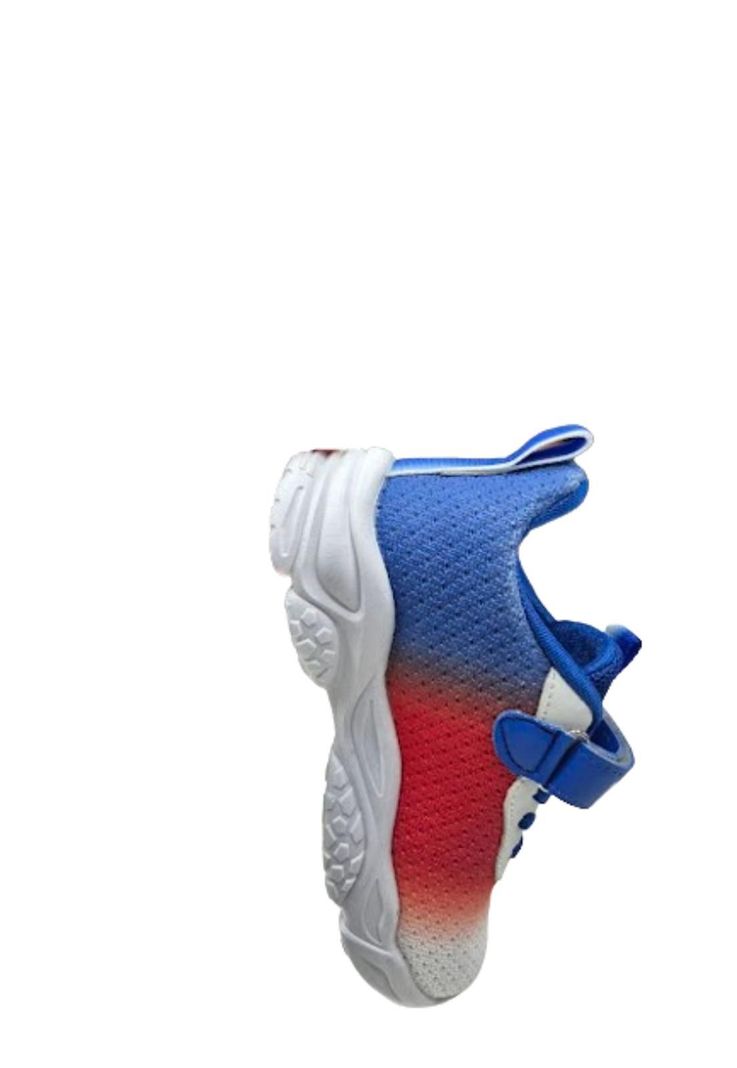 Zapatilla Urbana Niño Rojo Blanco Velcro-1