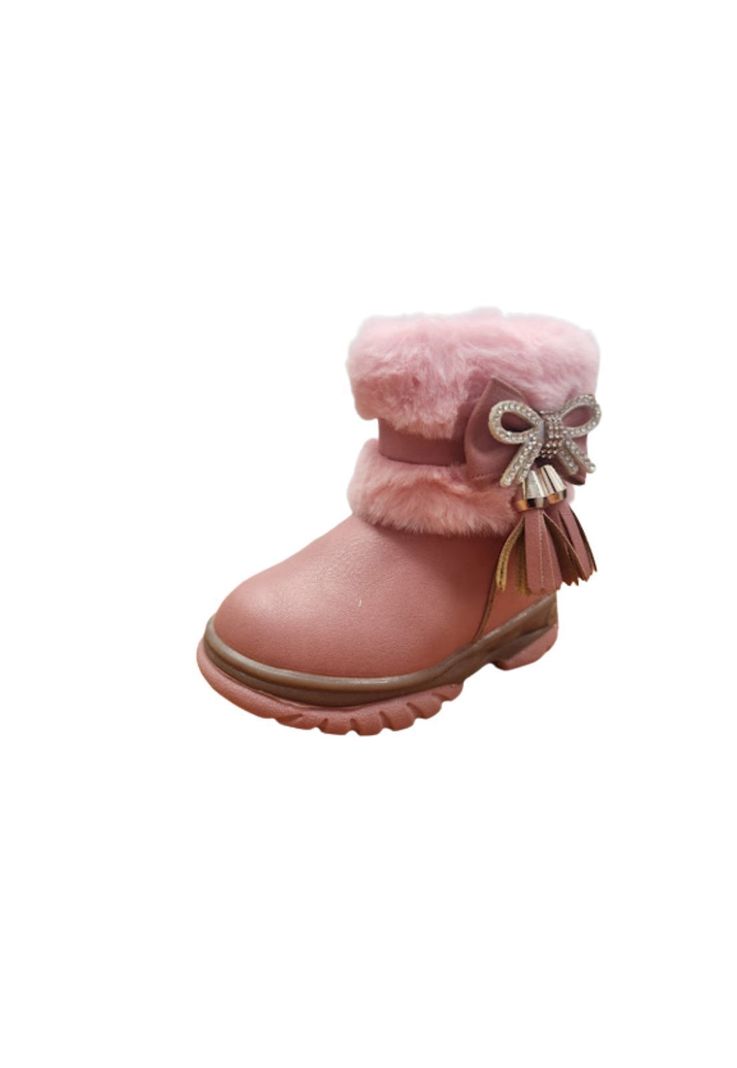 Bota de Invierno Niña Rosa-0