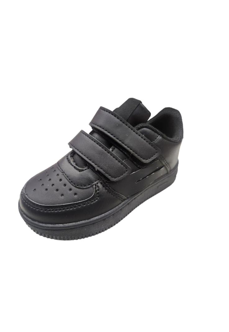 Zapatilla Escolar Velcro Negro-0
