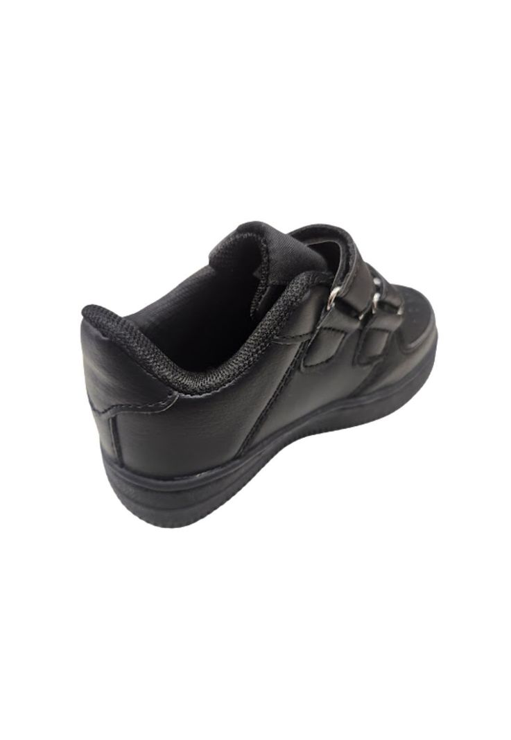 Zapatilla Escolar Velcro Negro-2