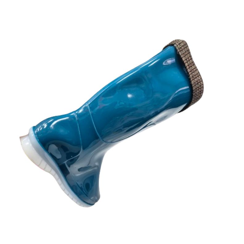 Bota de Agua Lluvia Turquesa Mujer-3