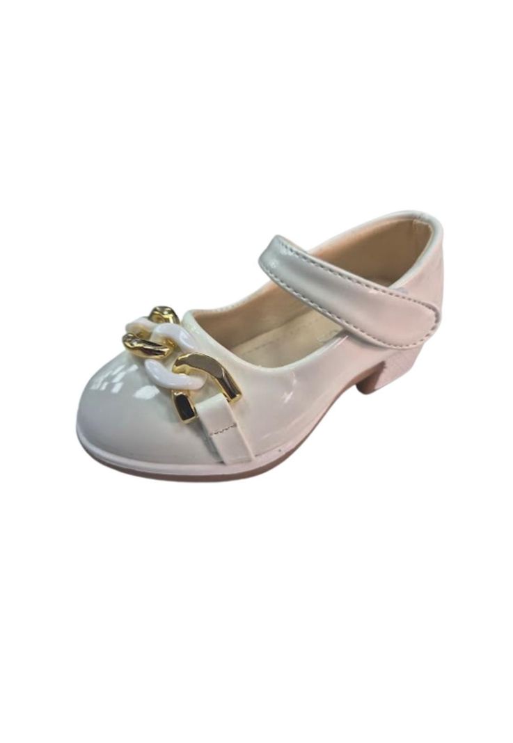 Zapato Charol Niña Blanco Verano-0