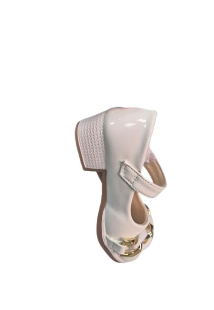Zapato Charol Niña Blanco Verano-3