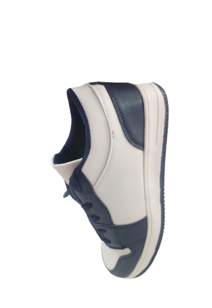 Zapatilla Urbana Hombre Azul Blanco-2