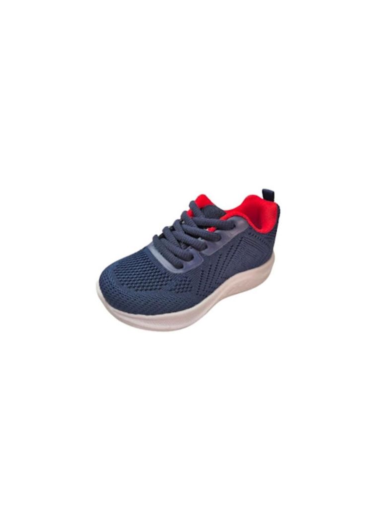 Zapatilla Deportiva Niño Azul Rojo-0