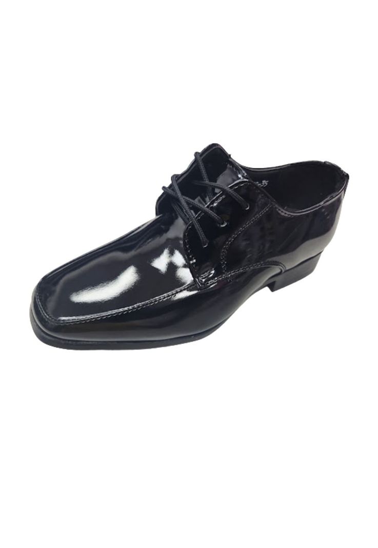 Zapato de Vestir Charol Negro-0