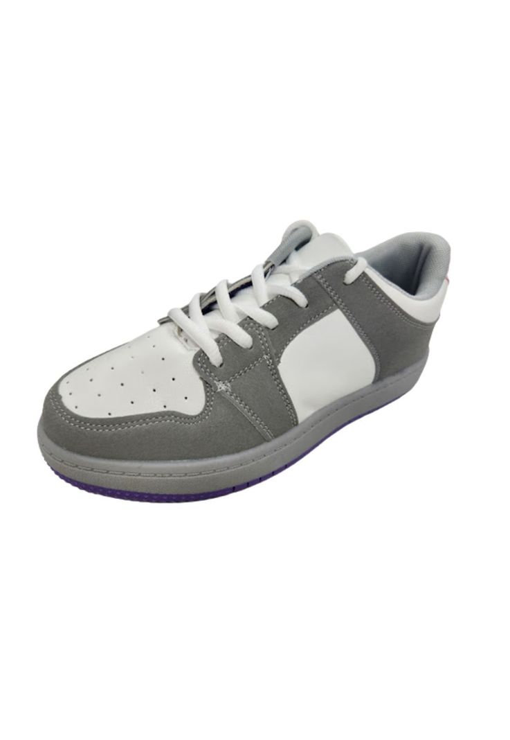Zapatilla Urbana Nina Gris Blanco