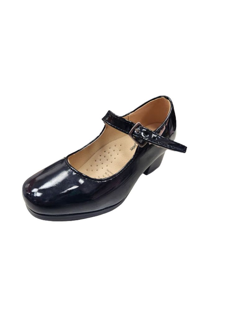 Zapato de Cueca Charol Negro-0