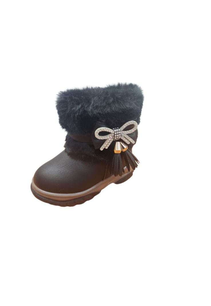Bota de Invierno Niña Negro-0