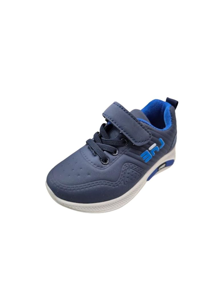 Zapatilla Deportiva Velcro Azul Niño-0