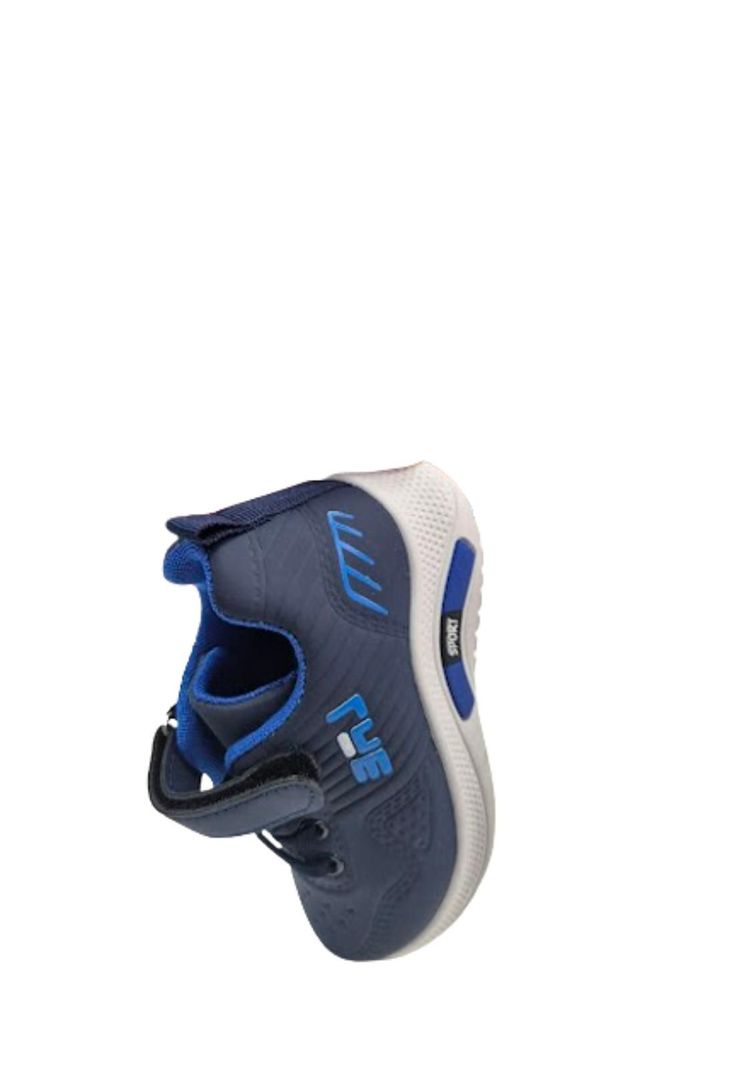 Zapatilla Deportiva Velcro Azul Niño-3