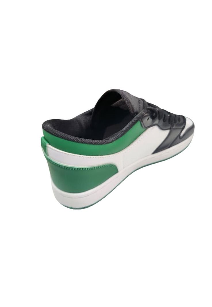 Zapatilla Urbana Hombre Blanco Verde-1