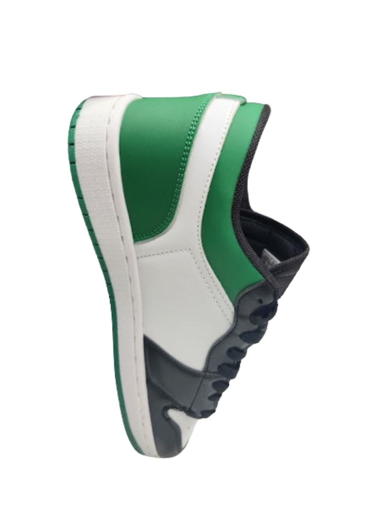 Zapatilla Urbana Hombre Blanco Verde-2