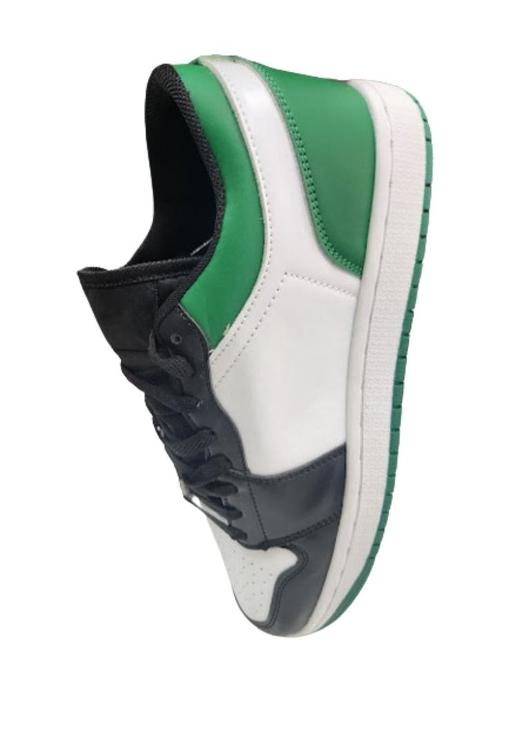 Zapatilla Urbana Hombre Blanco Verde-3