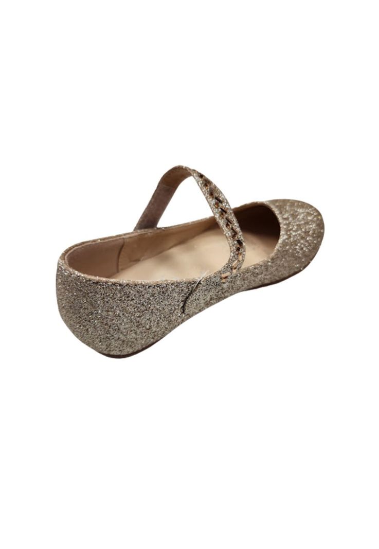 Zapato Brillante Dorado Niña-2