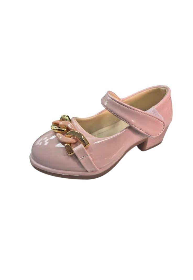 Zapato Charol Niña Rosado Formal-0