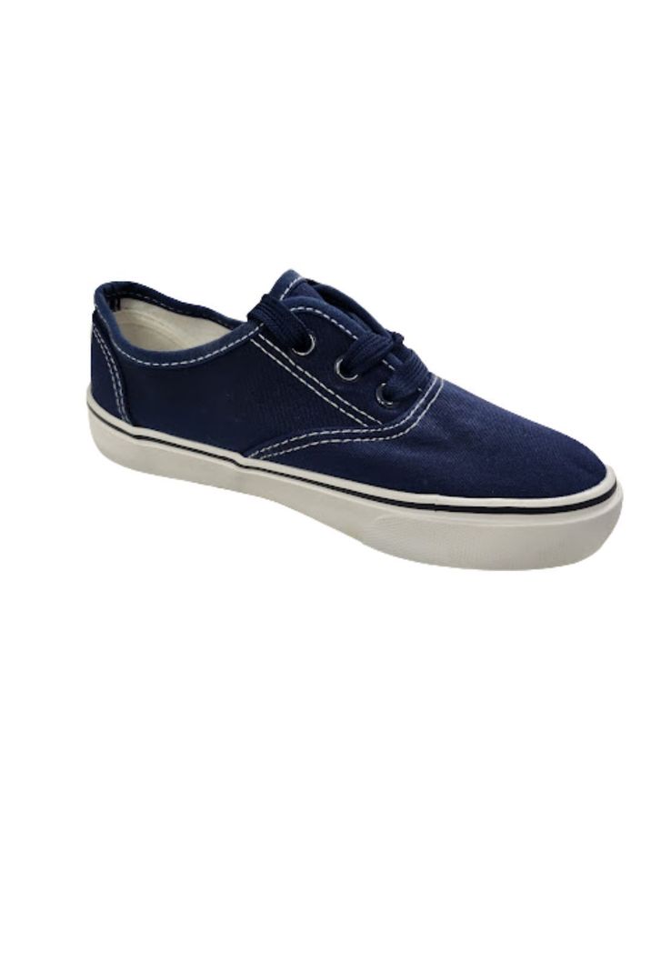 Zapatilla Urbana Lona Azul-1