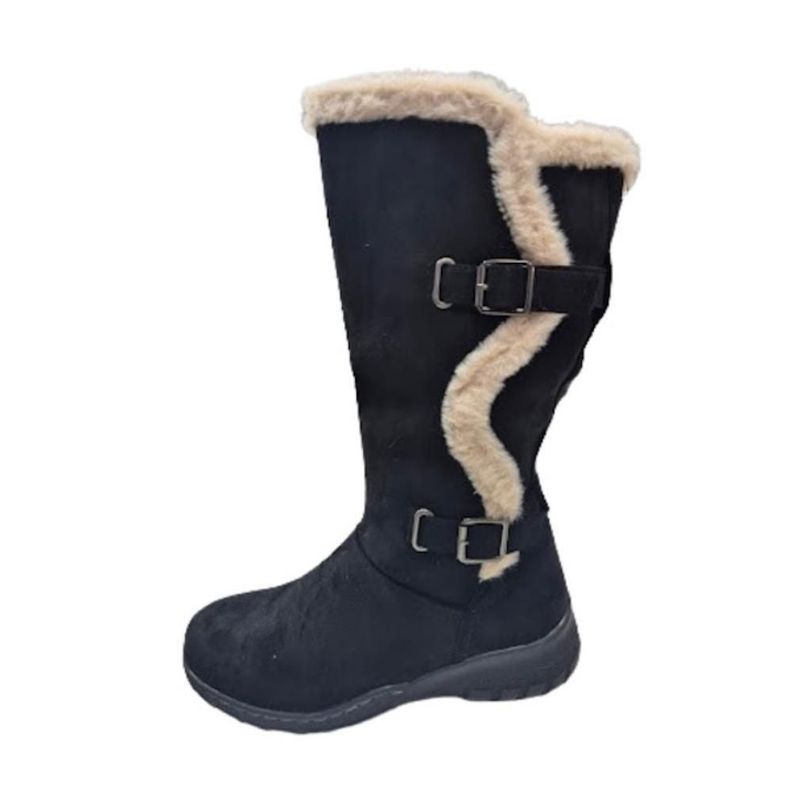Bota de Invierno Mujer Negro Larga-0