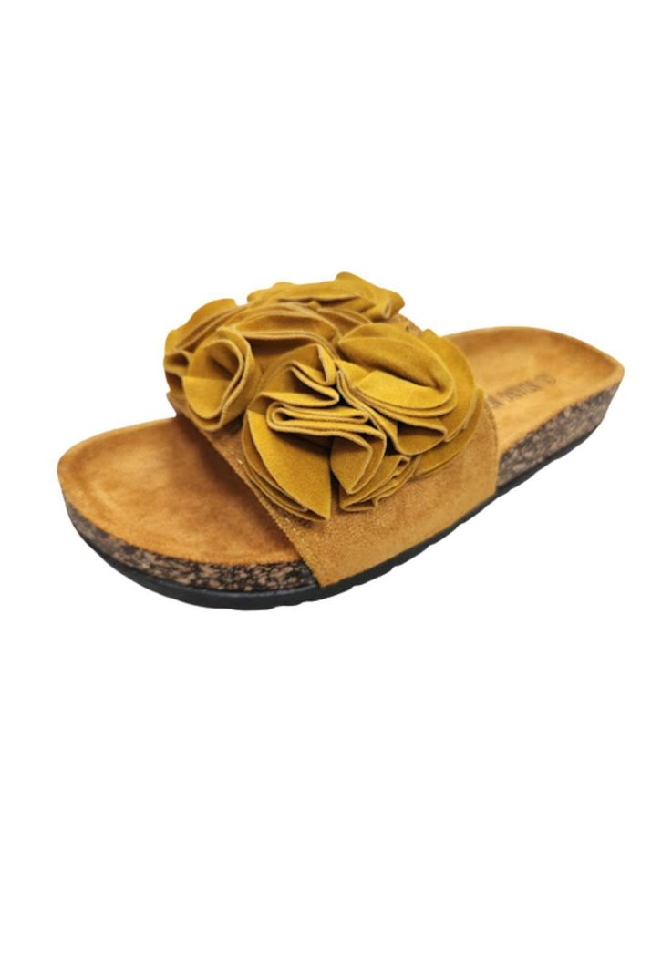 Sandalia Mujer Naranjo Flor 36