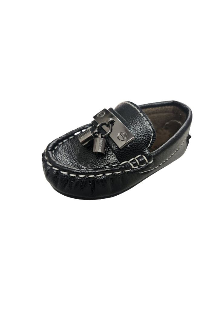 Mocasín Niño Negro Formal-0
