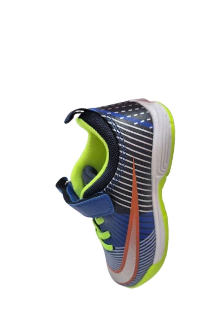 Zapatilla Deportiva Niño Azul Velcro-2