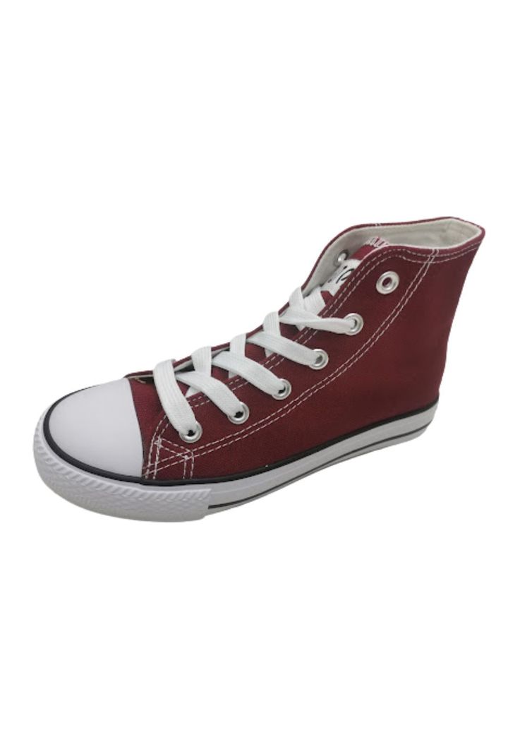 Zapatilla Lona Burdeo Unisex-0