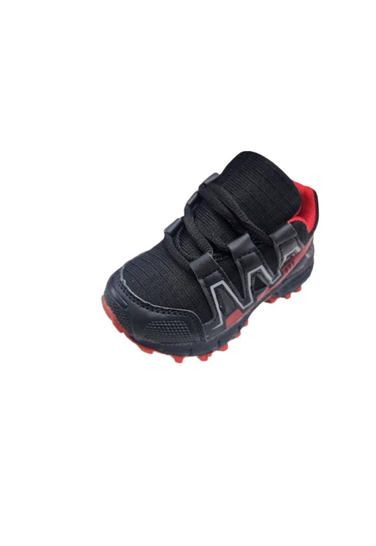 Zapatilla Outdoor Negro Rojo Vinnys Outlet-0