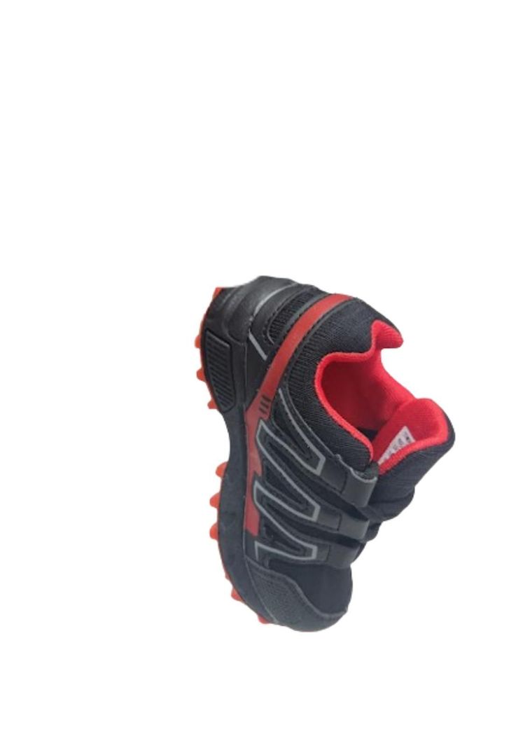 Zapatilla Outdoor Negro Rojo Vinnys Outlet-2