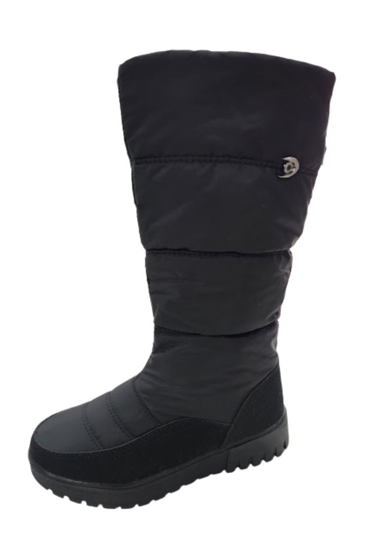 Bota Impermeable Mujer Negro-0
