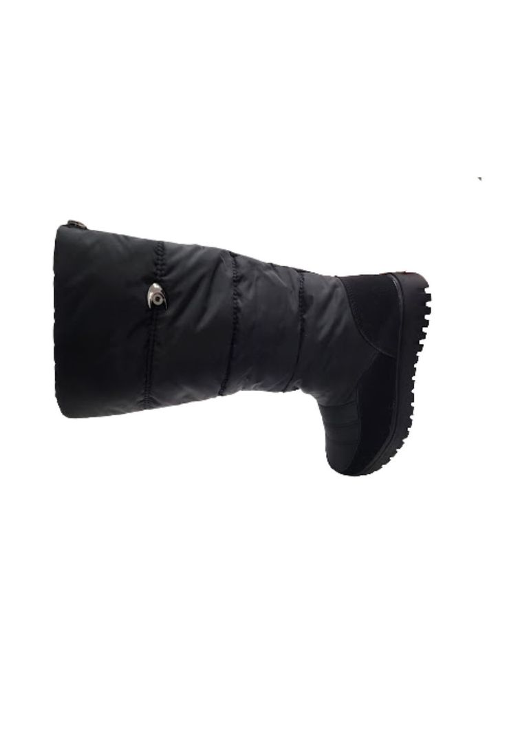 Bota Impermeable Mujer Negro-2