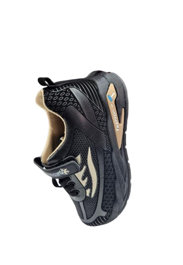 Zapatilla Deportiva Velcro Negro Unisex-3